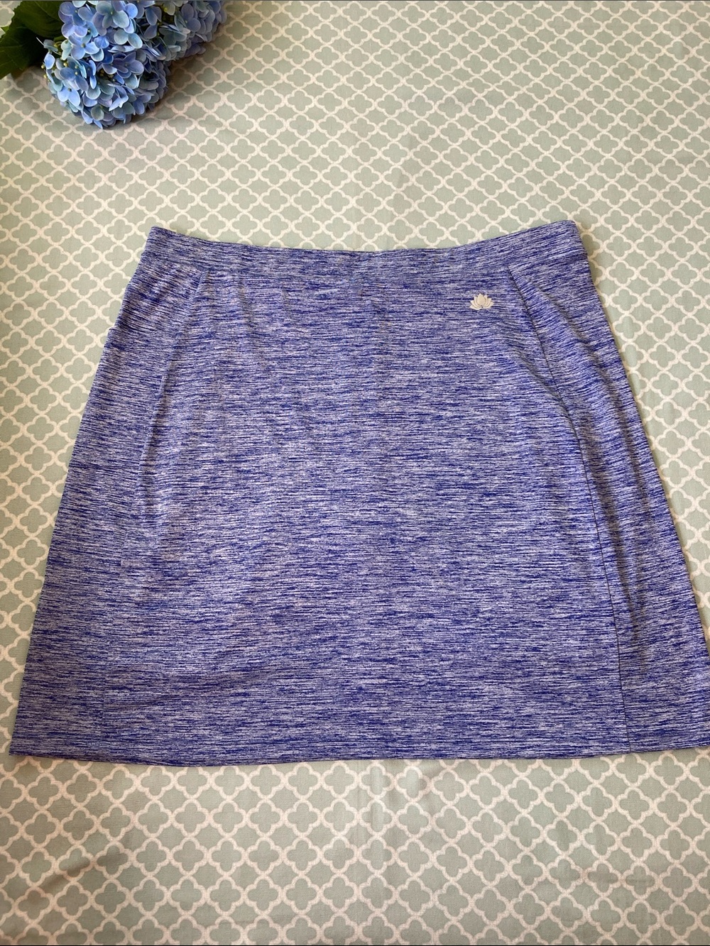 Snoga Fit Skort Space Dye Blue 2X